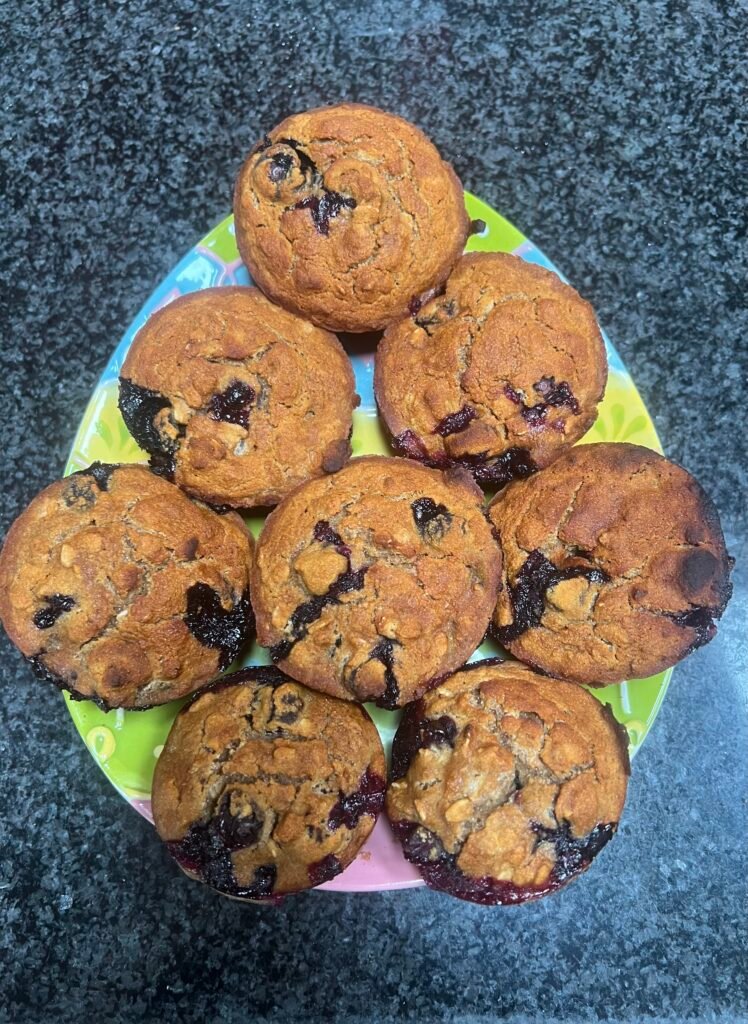 Blueberry Oatmeal Muffins