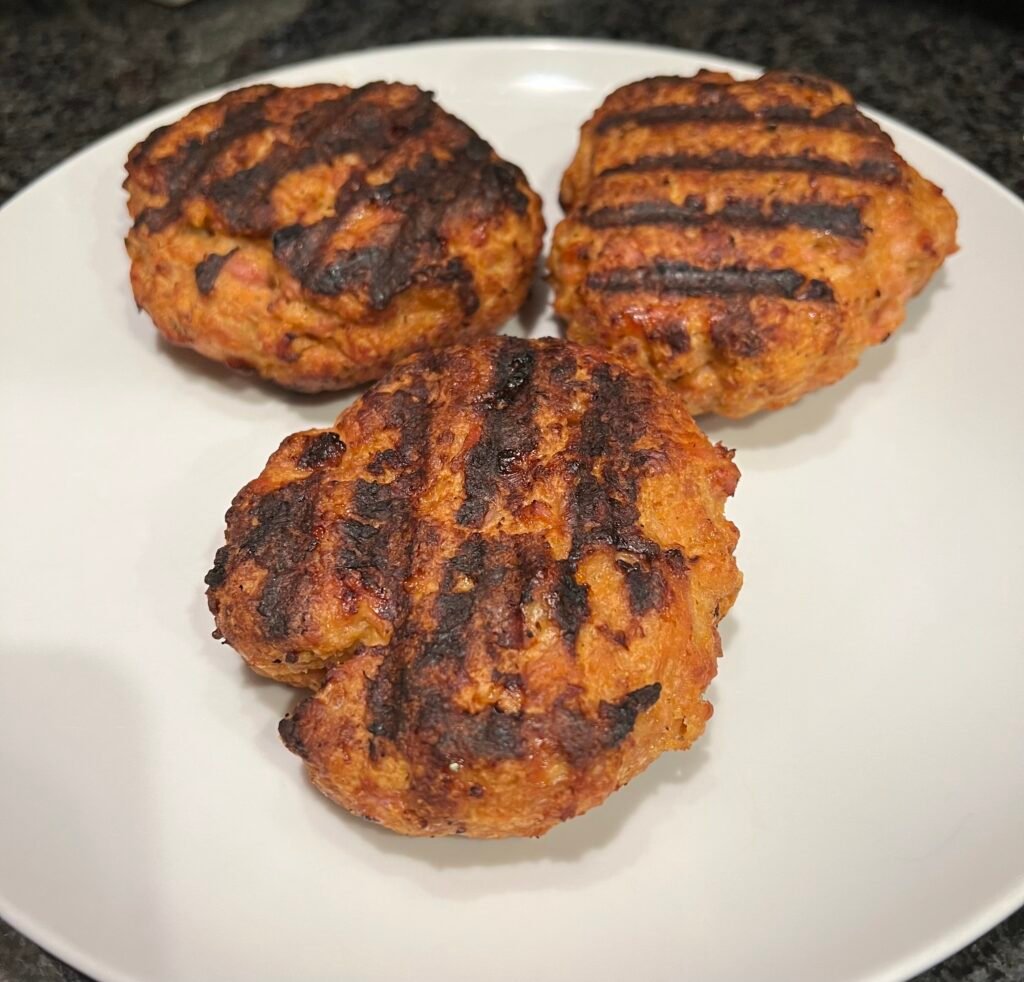 Grilled Chicken Burgers