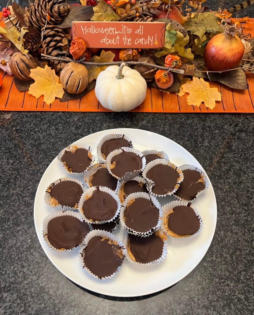 Healthy Twix Cups