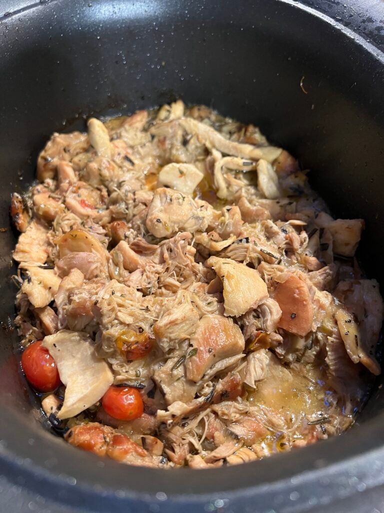 Slow Cooker Chicken with Tomatoes and Vegetables