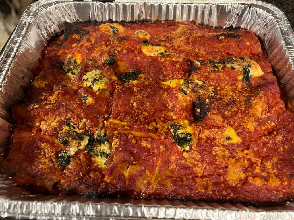 Spinach Lasagna Roll Ups
